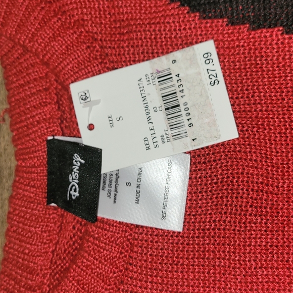 Womens Disney Branded Mickey Mouse Sweater.  Size small - Picture 3 of 5